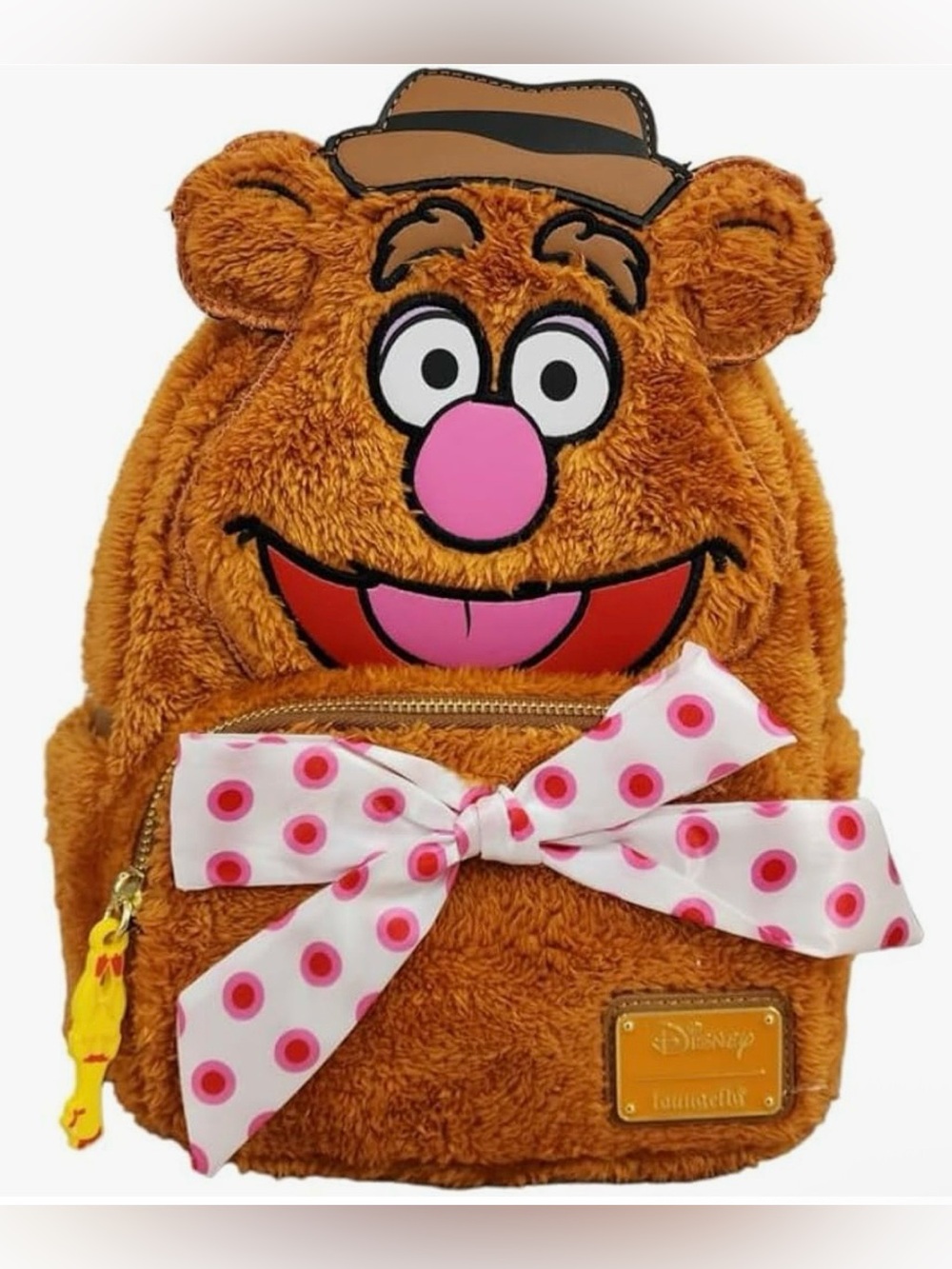 Loungefly Disney Fozzie Bear Plush Mini Backpack